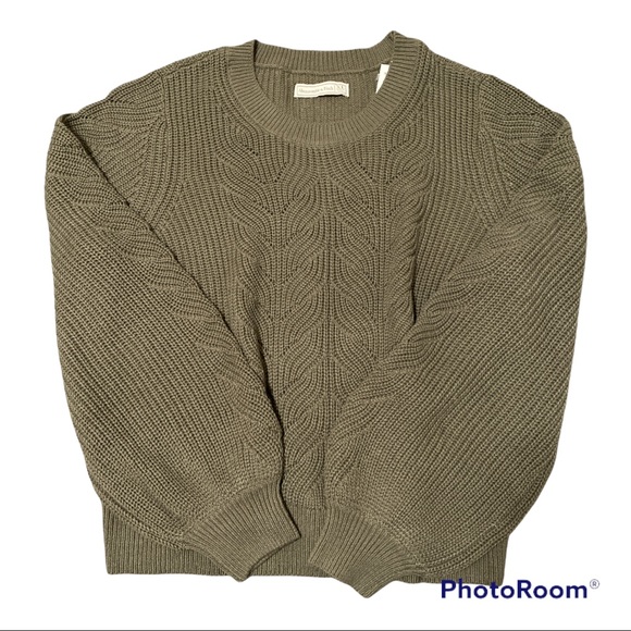 Abercrombie & Fitch Sweaters - Abercrombie & Fitch Ribbed Crewneck Sweater Size XL